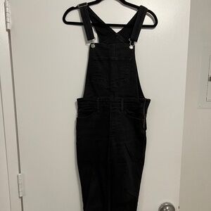 Levi's Faded Black Straight Leg Overalls